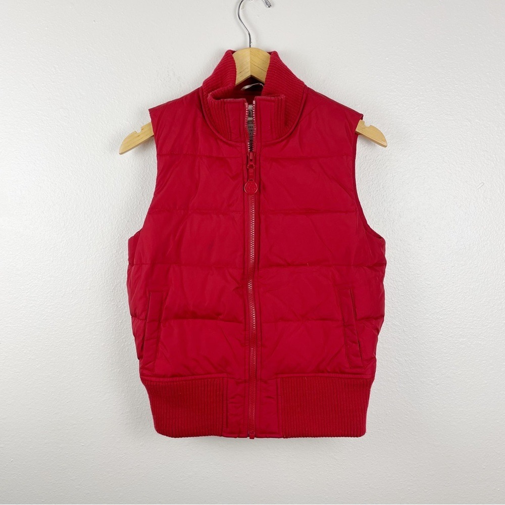 Vintage Y2K‎ Red Puffer Vest
